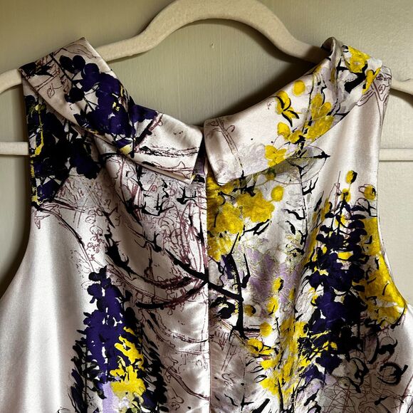 Taylor 100% Silk Floral Dress - Picture 5 of 13